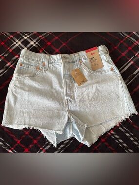 Levi's 501 High-Rise Cutoff Denim Shorts